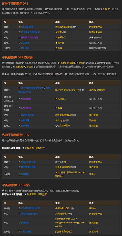 《探索赛季鸟德P3阶段平衡装BIS及出处一览，附代购代销软硬件指南》